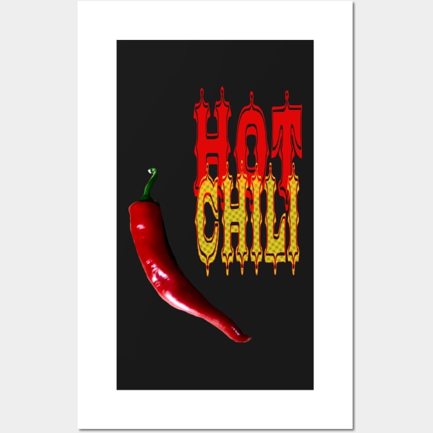 Hot as Chili Spicy Wall Art by PlanetMonkey